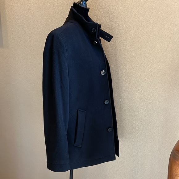 Andrew Marc Italian Soft Wool Peak Pea Coat. NWT - Picture 4 of 16